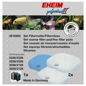Abbildung EHEIM Set: 1 x Filtermatte & 2 x Filtervlies fr 2026-2128 professionel II & 2226-2328