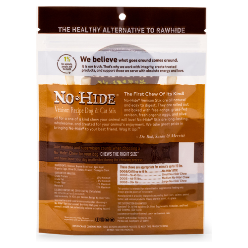 weitere Abbildung Earth Animal No-Hide Chicken Chews Stix Hirsch 45 g