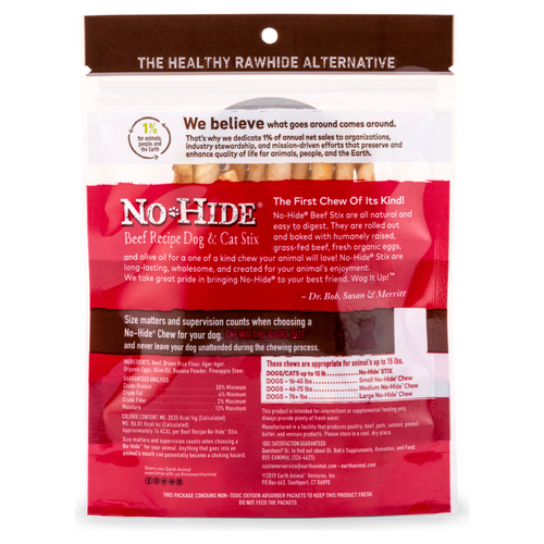 weitere Abbildung Earth Animal No-Hide Chicken Chews Stix Rind 45 g