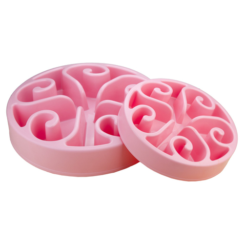weitere Abbildung Eat Slow Live Longer Anti-Schlingnapf Flower rosa