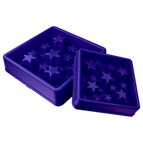 Abbildung Eat Slow Live Longer Anti-Schlingnapf Star blau