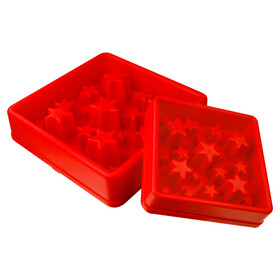 Abbildung Eat Slow Live Longer Anti-Schlingnapf Star rot
