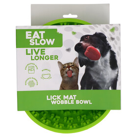 Abbildung Eat Slow Live Longer Anti-Schlingnapf Wobble grn