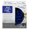 Eat Slow Live Longer Anti-Schlingnapf blau Abbildung 1