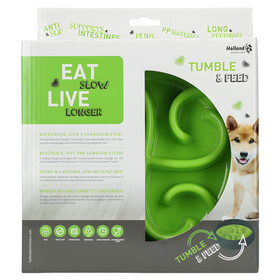 Abbildung Eat Slow Live Longer Anti-Schlingnapf grn