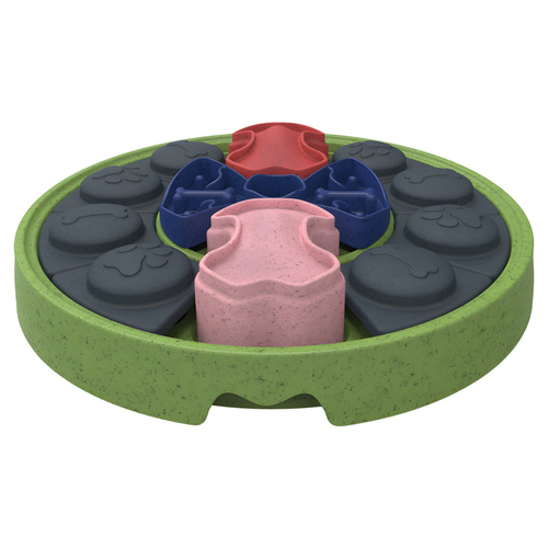 Eat Slow Live Longer Hundespielzeug Puzzle Disc