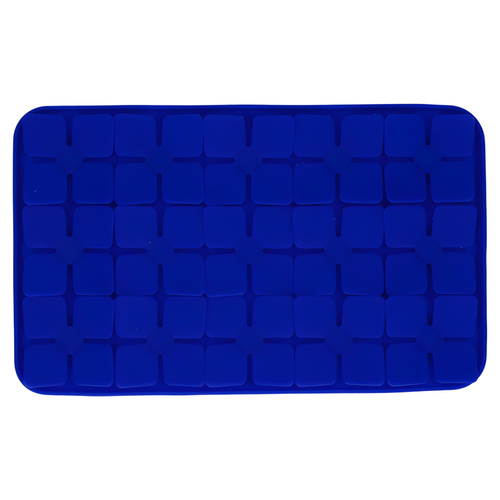 weitere Abbildung Eat Slow Live Longer Leckmatte Flower blau
