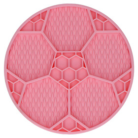 Abbildung Eat Slow Live Longer Leckmatte Fuball rosa