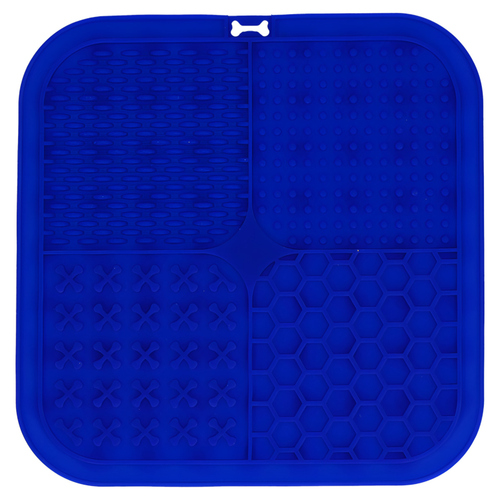 weitere Abbildung Eat Slow Live Longer Leckmatte Quartett blau