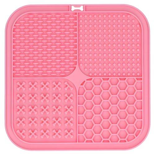 weitere Abbildung Eat Slow Live Longer Leckmatte Quartett rosa