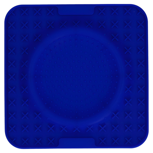 weitere Abbildung Eat Slow Live Longer Leckmatte mit Welle blau