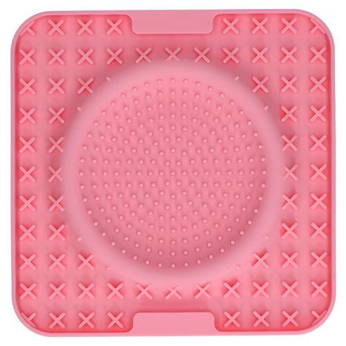 weitere Abbildung Eat Slow Live Longer Leckmatte mit Welle rosa