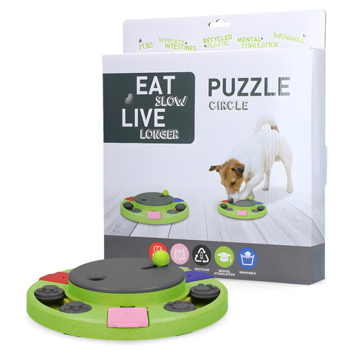 Eat Slow Live Longer Puzzle Kreis