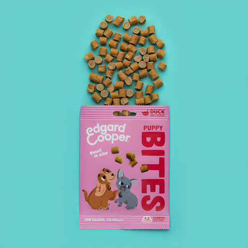 weitere Abbildung Edgard Cooper Bites Puppy Ente und Huhn small 50 g