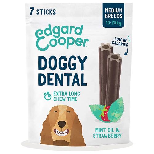 Edgard Cooper Doggy Dental Erdbeere & Minze M 160 g