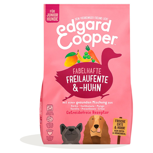 Edgard Cooper Fabelhafte Freilauf-Ente & -Huhn Junior 700 g