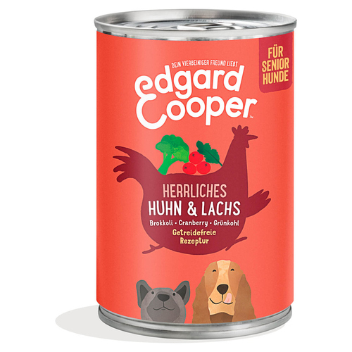 Edgard Cooper Herrliches Huhn & Lachs Senior 400 g