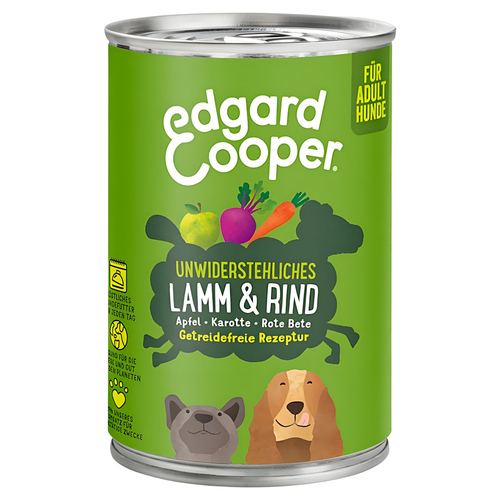 Edgard Cooper Lamm + Rind mit Apfel 800 g