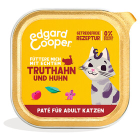 Abbildung Edgard Cooper Pat Adult Truthahn und Huhn 85 g