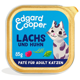 Abbildung Edgard Cooper Pat Adult mit Lachs und Huhn 85 g