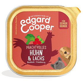 Abbildung Edgard Cooper Prachtvolles Huhn & Lachs Senior 150 g