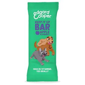 Abbildung Edgard Cooper Riegel Apfel und Blaubeeren 30 g