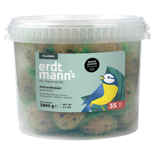 Erdtmanns 35 Meisenknödel im Eimer