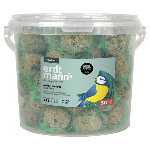 Erdtmanns 50 Meisenknödel im Eimer