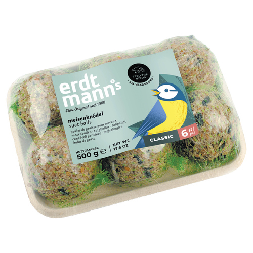 Erdtmanns 6 Meisenknödel auf Schale