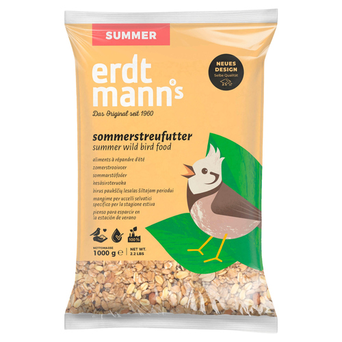 Erdtmanns Sommerstreufutter 1 kg im Flachbeutel