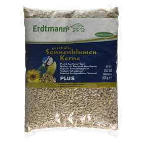 Erdtmanns gesch&auml;lte Sonnenblumenkerne PLUS 800 g im Flachbeutel
