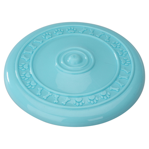 Europet Bernina Hundespielzeug Gummi Frisbee Mint blau