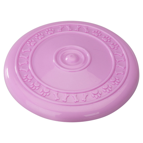 Europet Bernina Hundespielzeug Gummi Frisbee Strawberry rosa