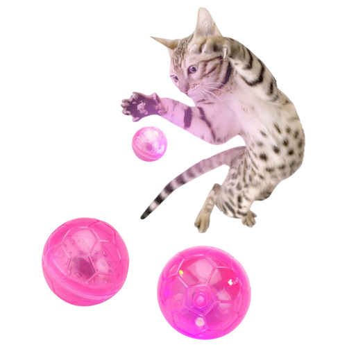 weitere Abbildung Europet Bernina Katzenspielzeug Flash Ball Adventure pink