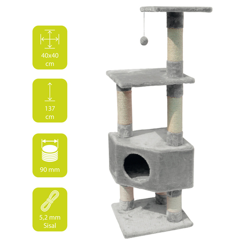 weitere Abbildung Europet Bernina Kratzbaum Classic loonaa grau