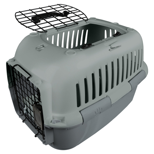 Europet Bernina Transportkäfig Adventurer 50 Serene Edition grau für Katzen