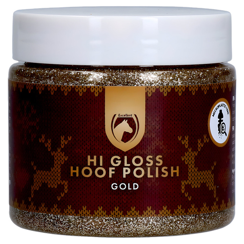 Christmas Hi Gloss Hoof Polish gold, Abbildung 1