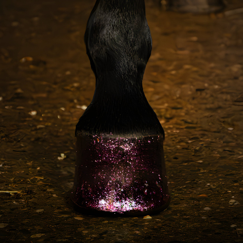 weitere Abbildung Excellent Horse Hi Gloss Glitter Huflack pink 150 ml