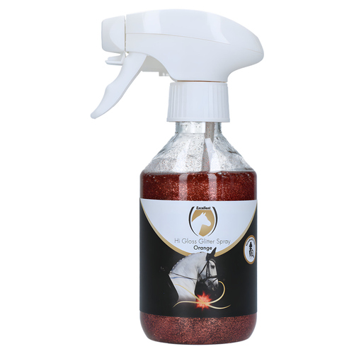 Excellent Horse Hi Gloss Glitter Spray orange 250 ml