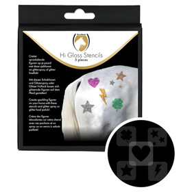 Abbildung Excellent Horse Hi Gloss Stencils 5 Stck