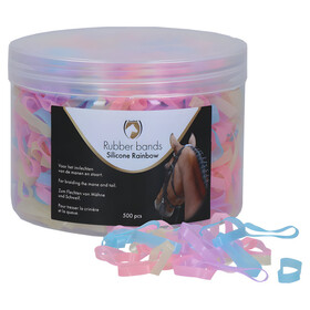 Excellent Horse Rubber Bands Silicone Rainbow