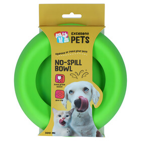 Excellent Pets No-Spill Bowl gr&uuml;n