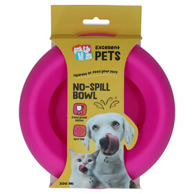 Excellent Pets No-Spill Bowl rosa