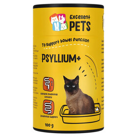 Abbildung Excellent Pets Psyllium+ 100 g fr Katzen
