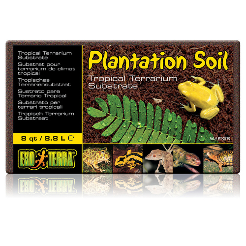 Exo Terra Plantation Soil - tropisches Terrarium-Substrat (Kokosfaser Briketts)