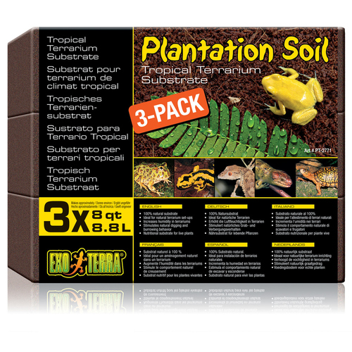 weitere Abbildung Exo Terra Plantation Soil - tropisches Terrarium-Substrat (Kokosfaser Briketts)