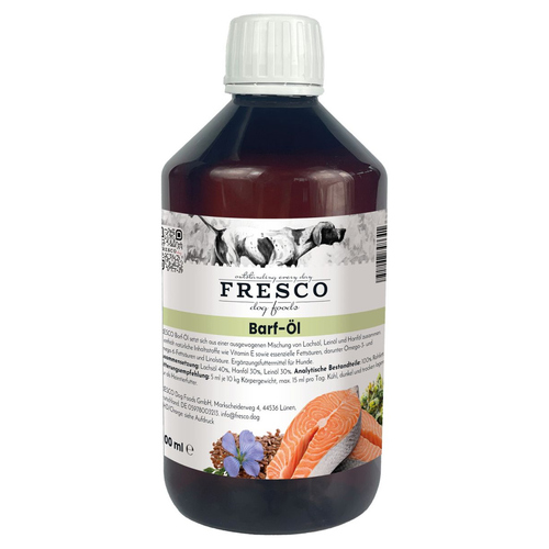 FRESCO Barf-Öl für Hunde, Inhalt: 250 ml