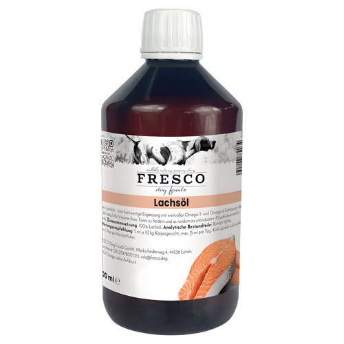 FRESCO Lachsöl für Hunde, Inhalt: 250 ml