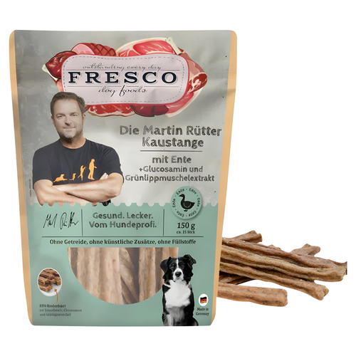 FRESCO Martin Rütter Kaustange mit Ente, Glucosamin und Grünlippmuschelextrakt 150 g