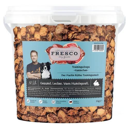 FRESCO Martin Rütter Trainingsdrops Kaninchen 1 kg Eimer